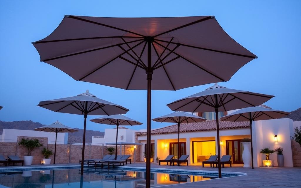 مظلات وسواتر حي الريان بالرياض | تركيب وتصميم عصري للفلل